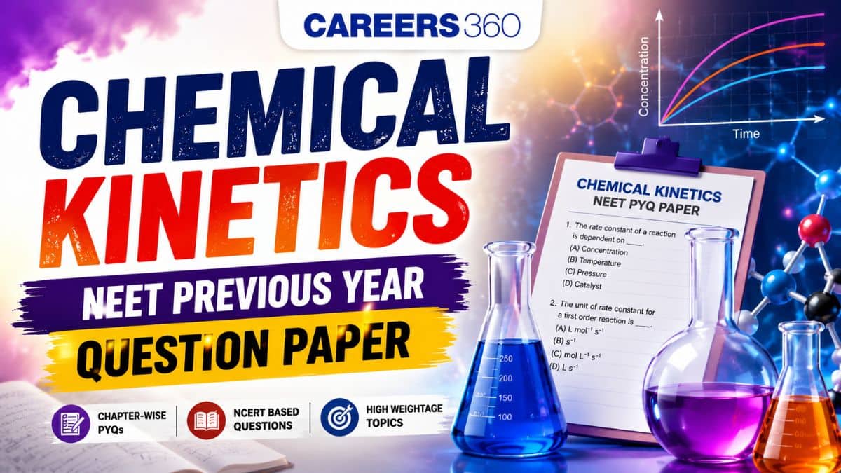 Chemical Kinetics NEET Previous Year Question Papers (2021 - 2025)